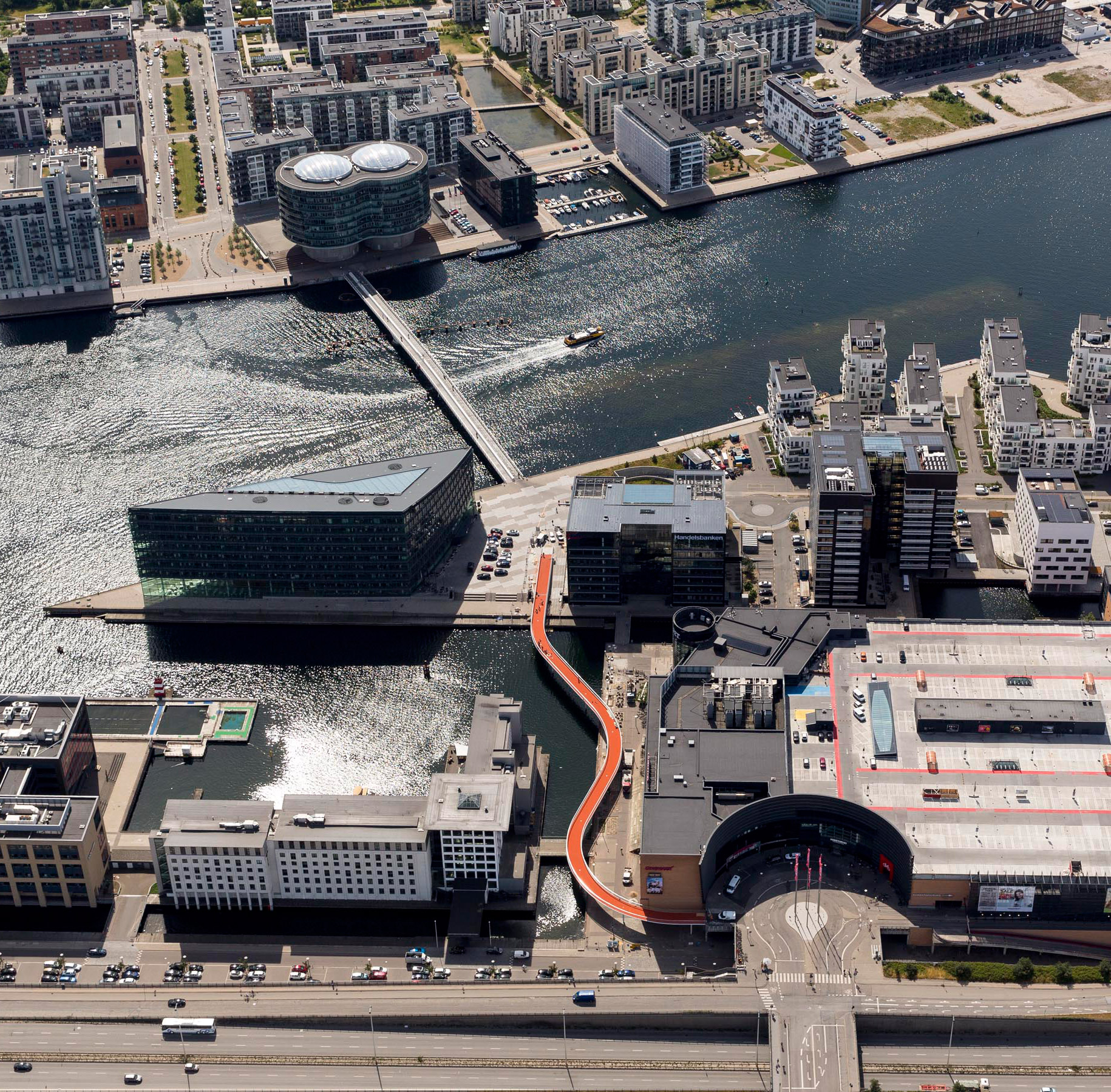 Foto: Ole Malling Cykelslangen, Dissing+Weitling Architects. Foto: Ole Malling