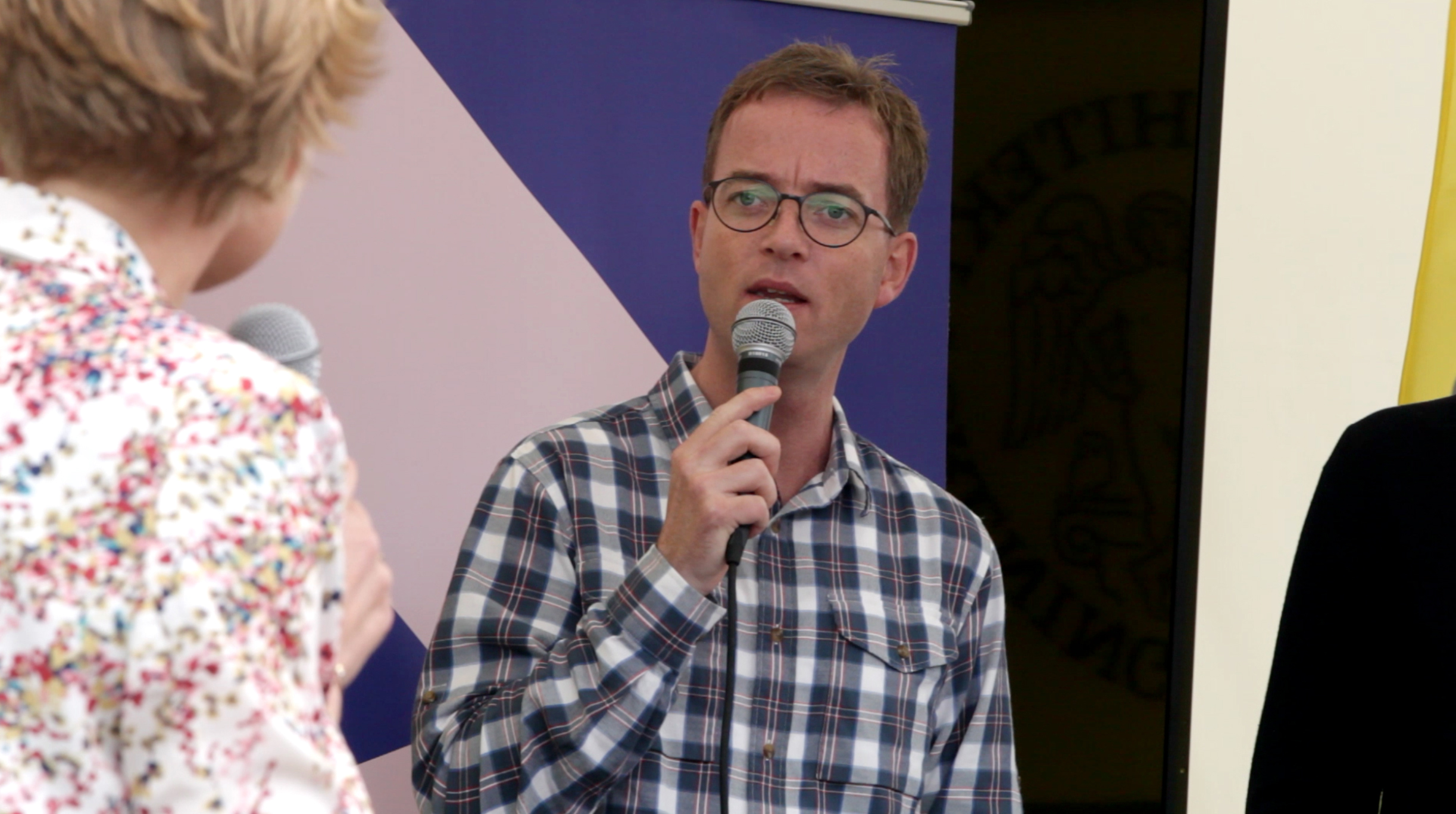 Esben Lunde Larsen var også en del af debatten "Hit med skraldet" på Folkemødet i år. Foto: Esben Lunde Larsen