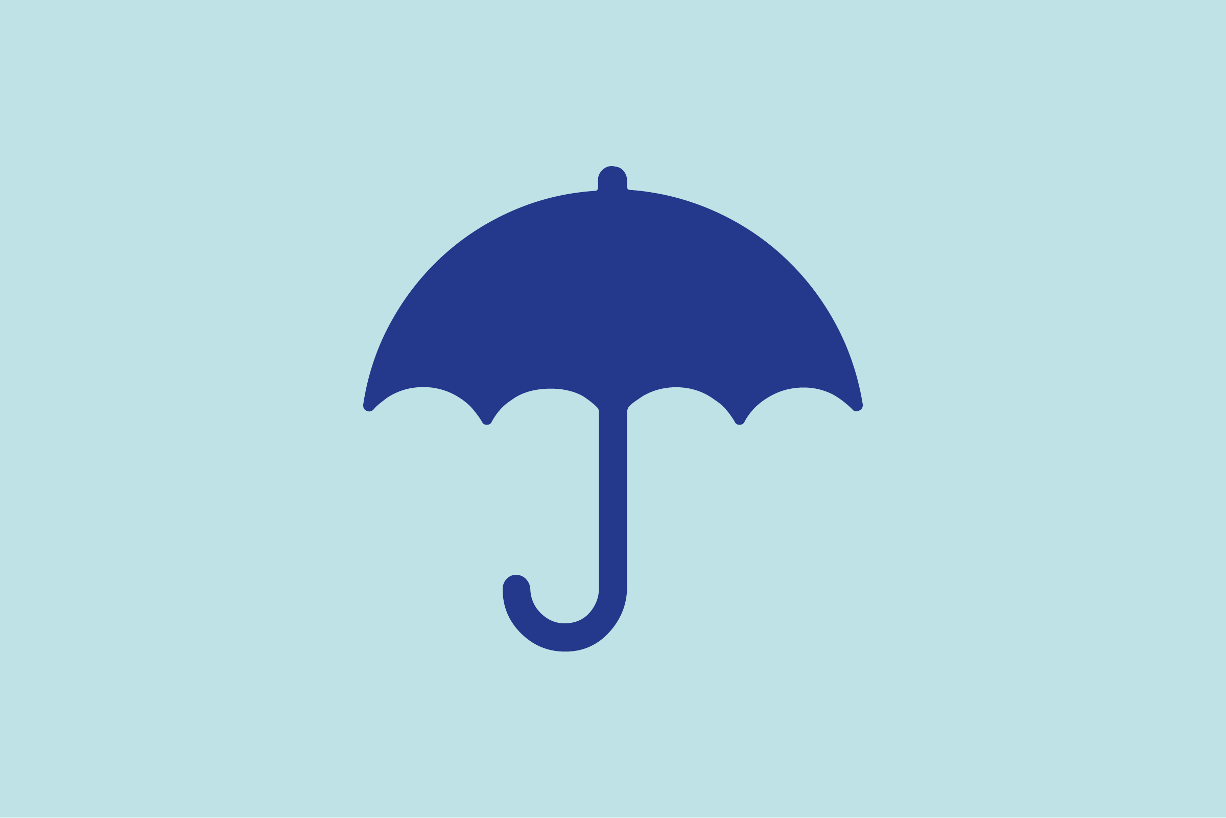 Piktogram forsikring paraply