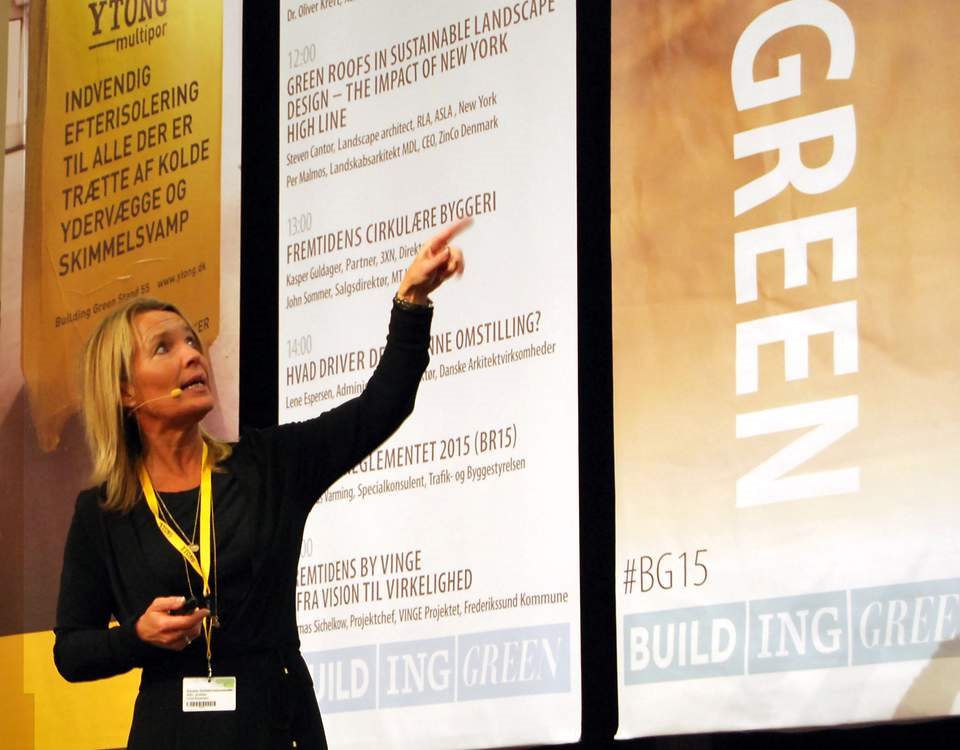 Billede af Lene Espersen. Building Green 2015