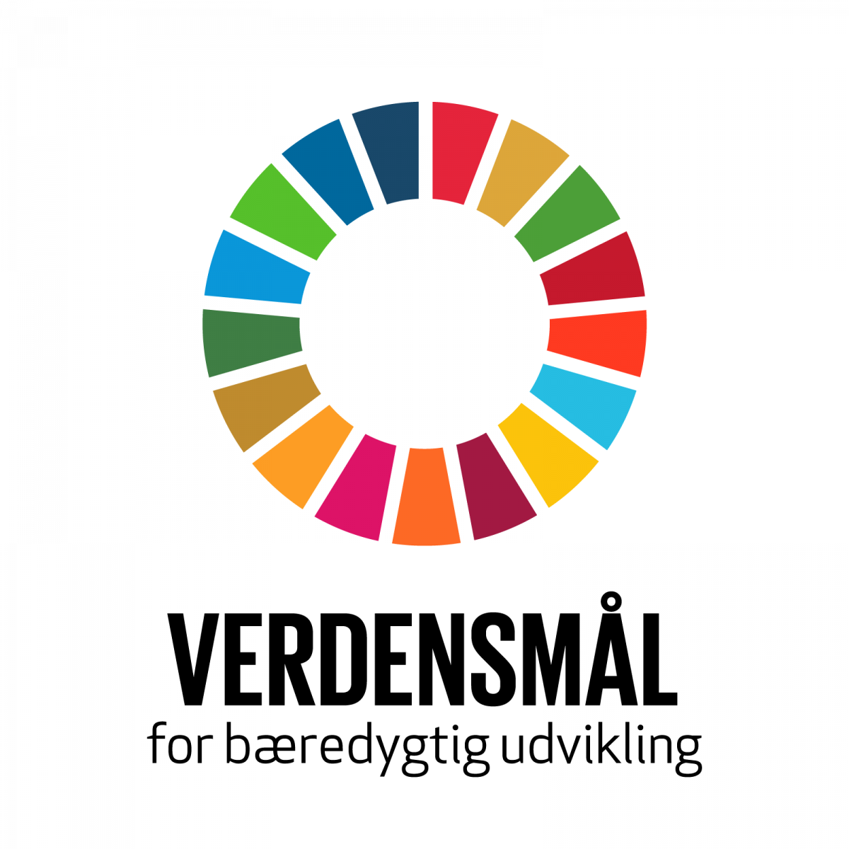 Logo for verdensmål