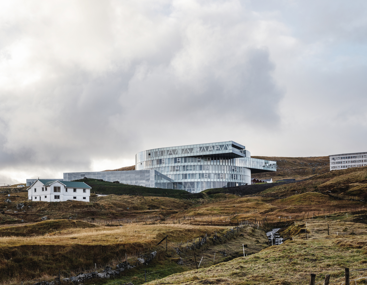 Photo of Glasir College, Thorshavn by BIG and Fuglark. Photo credit: Rasmus Hjortshøj 