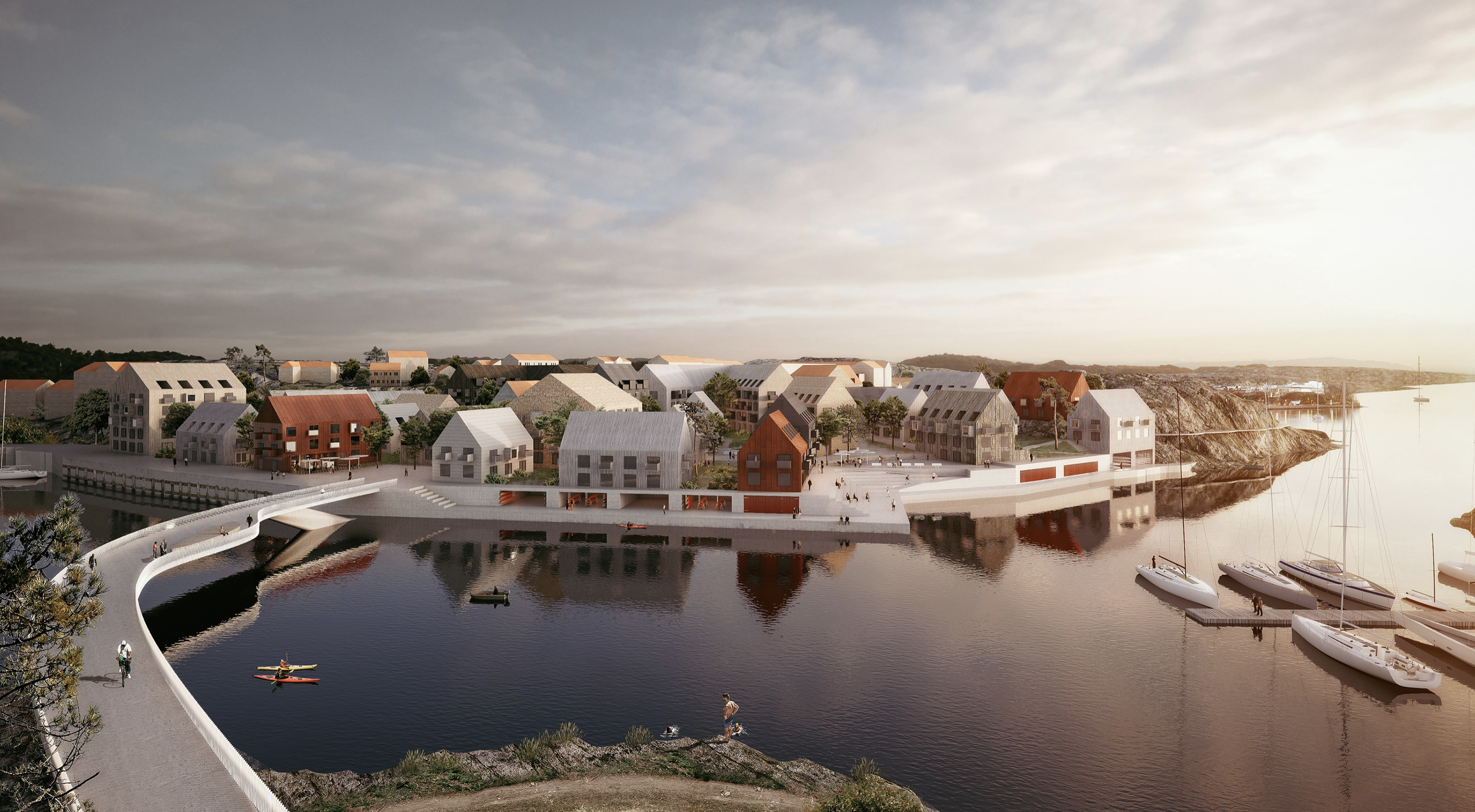 Visualisering af projekt ved vandet