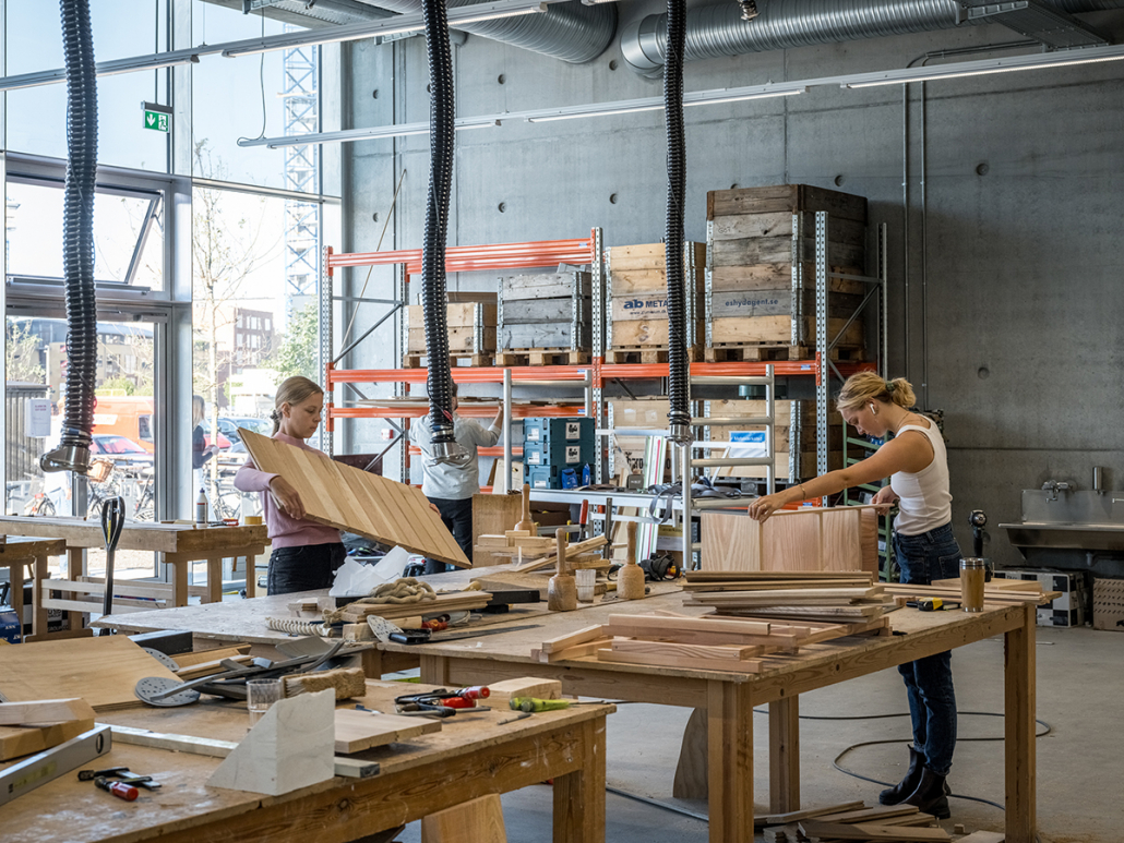 Foto fra Aarhus Arkitektskole. Fotograf Rasmus Hjortshøj