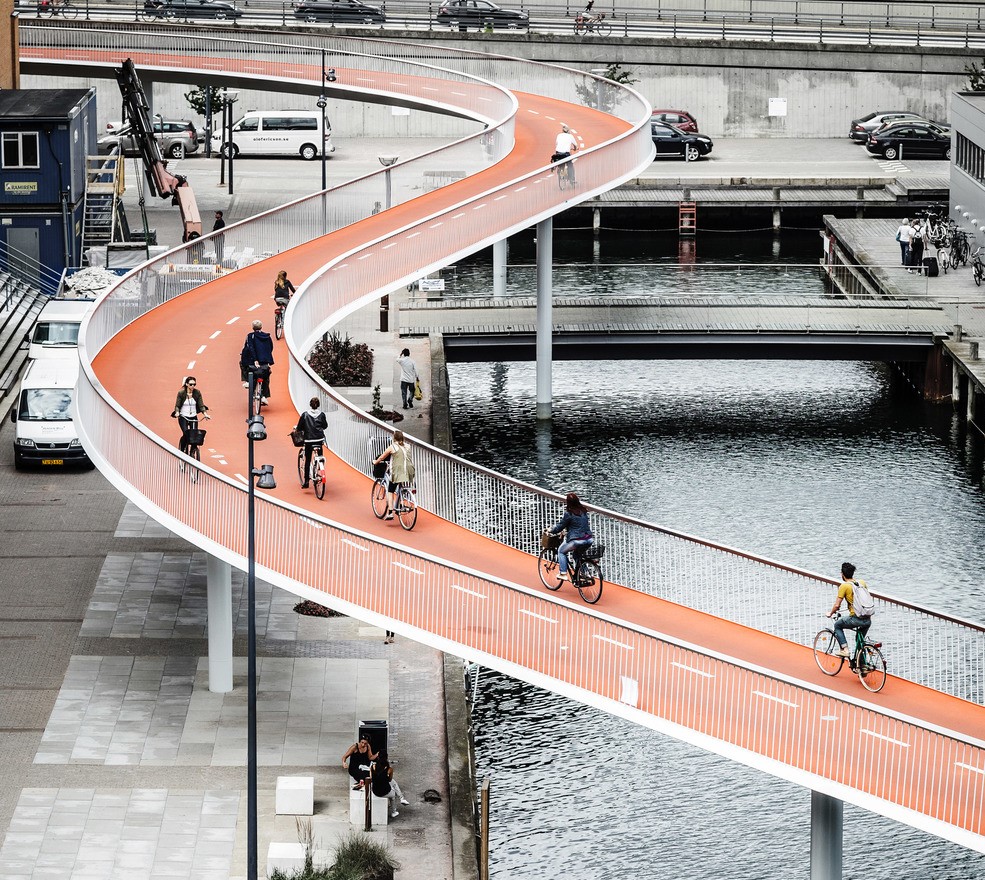 The Bicycle Snake by Dissing+Weitling Architecture. Photo: Rasmus Hjortshøj