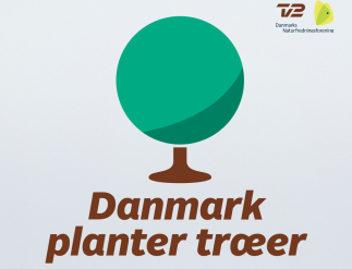 Danmark planter træer. Logo.