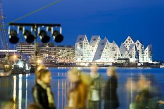 Isbjerget i Aarhus fotograferet af Mikkel Frost 