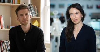 Simon Lyager Poulsen, partner i ADEPT, og Stine Sandstrøm Christensen, Managing Director CPH i BIG.