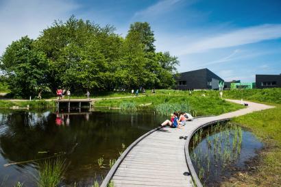 Foto: Rune Johansen Fredensborg Skole Vilhelmsro, Rubow Arkitekter. Foto: Rune Johansen.