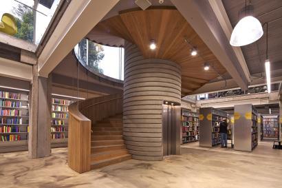 Foto: Asbjørn Haslov Herning Bibliotek, gpp & Kristian H. Nielsen Arkitekter. Foto: Asbjørn Haslov.