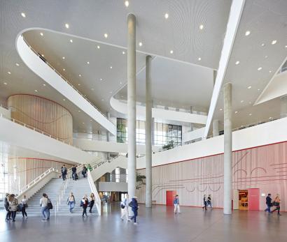 SDU - Campus Kolding, Henning Larsen Architects. Foto: Hufton Crow.
