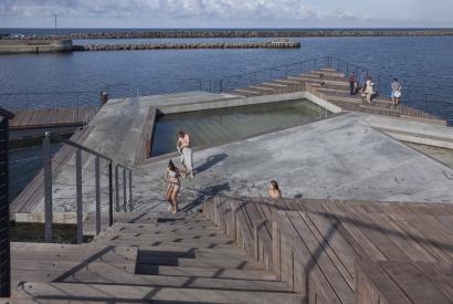 Foto: Signe Find Larsen Hasle Havnebad, White arkitekter. Foto: Signe Find Larsen.