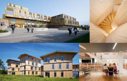 Vinderne af Årets Byggeri 2018 er Lisbjerg Bakke af Vandkunsten og Campus Bornholm af Cubo Arkitekter. Årets Byggeri 2018