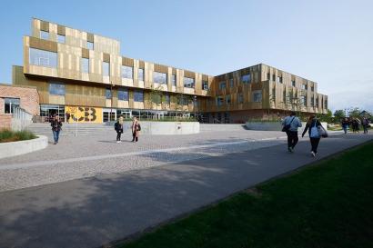 Foto af Campus Bornholm af Cubo Arkitekter. 