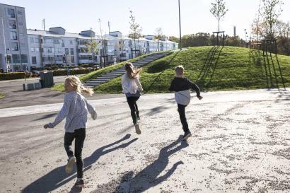 Med afskaffelse af anlægsloftet kan flere kommuner komme igang med klimatilpasningsprojekter som her i Kokkedal. Foto fra Klimatilpasning i Kokkedal