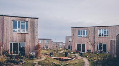 Foto af bofælleskabet Skråningen i Lejre af Vandkunsten