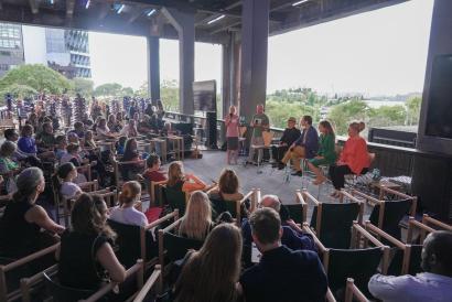 Foto fra debat på High Line
