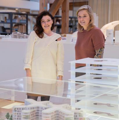 Susan Carruth, partner og Head of Operations ved GXN og Jeanette Hansen, Senior Partner og CEO ved 3XN Jeanette Hansen og Susan Carruth
