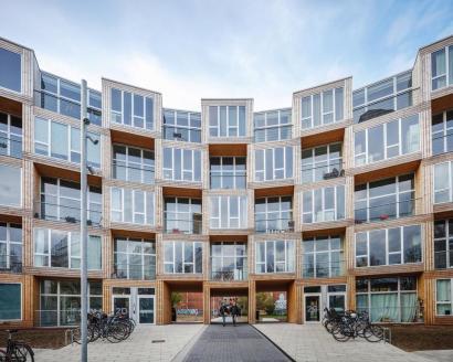 Almene boliger på Dortheavej tegnet af B.I.G. Foto af Dortheavej