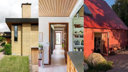 Billeder fra tre af vinderprojekterne fra Bevar Boligen. Arkitekterne bag er Nordpil, Jesper Kusk samt Elisabeth A.P. Eriksen & Mads Bay Møller. I fremtiden bør det blive lettere for arkitekter og boligejere at renovere, mener Lars Storr-Hansen. Billeder fra Bevar Boligen