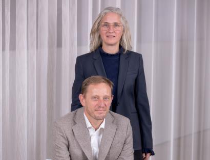Frants Nielsen og Sonja Stockmar, henholdsvis CEO of CCO i nystiftede Verka Collective.