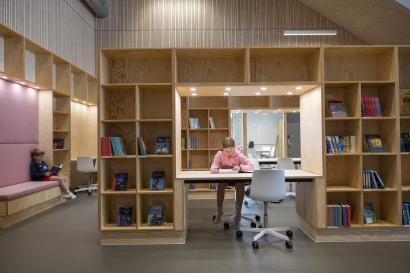 Pædagogisk Læringscenter på Sluseholmen Skole i Københavns Sydhavn. Foto: Torben Eskerod, JJW Arkitekter
