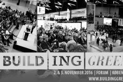 Igen i år, kan du på Building Green den 2.-3. november 2016, møde over 150 udstillere.