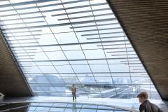Visualisering af ny stationsbygning i Riga af PLH Arkitekter