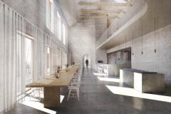 Foto: Spisesal i kirke